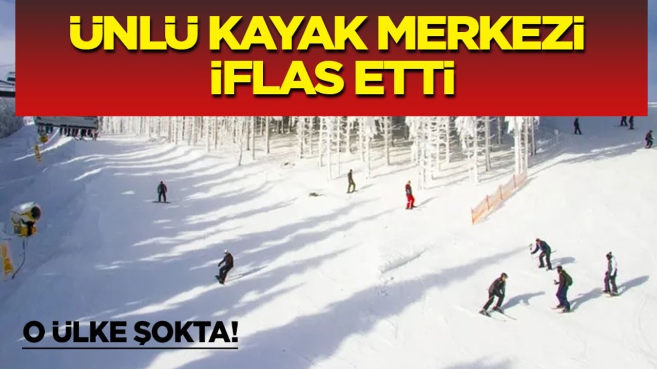 Kayak merkezi iflas etti: Şirket kış sezonunun gözde mekanı! İflas bayrağı çektil! Başvuru yapıldı