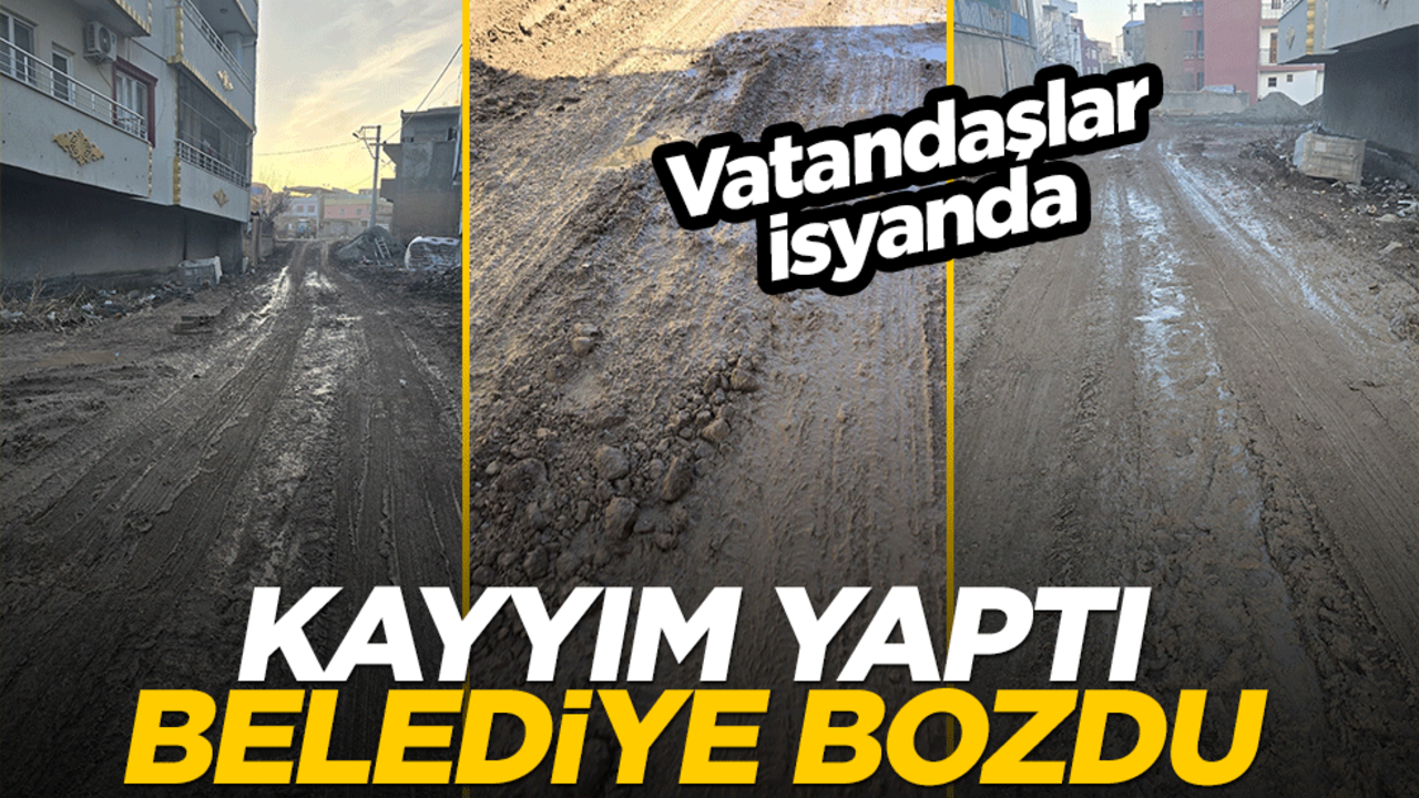 Kayyımın yaptığı yolu DEM'liler bozdu! İsyan ettiren rezillik