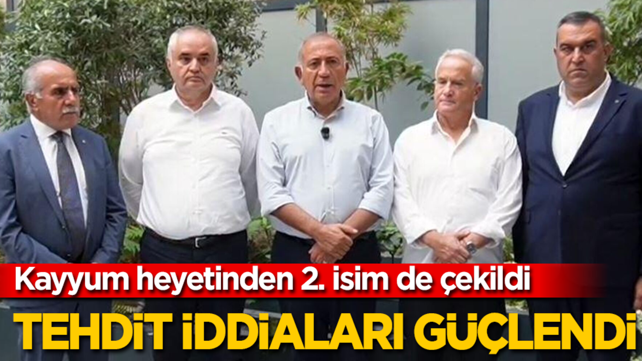Kayyum heyetinde 2. çekilme! Bir varlar bir yoklar! Tehdit iddiaları güçlendi