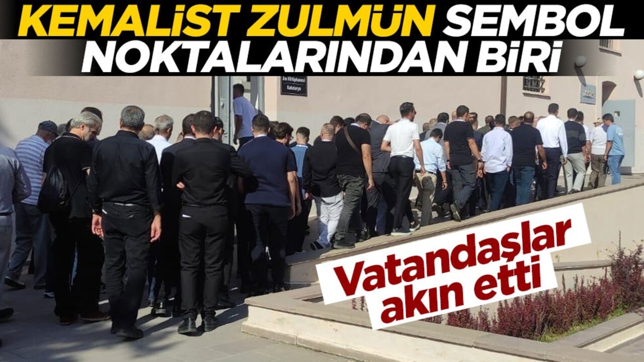 Kemalist zulmün sembol noktalarından biri... Vatandaşlar akın etti!