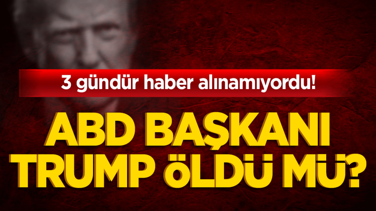 Kendisinden 3 gündür ses çıkmadı! Sosyal medyaya göre Donald Trump öldü