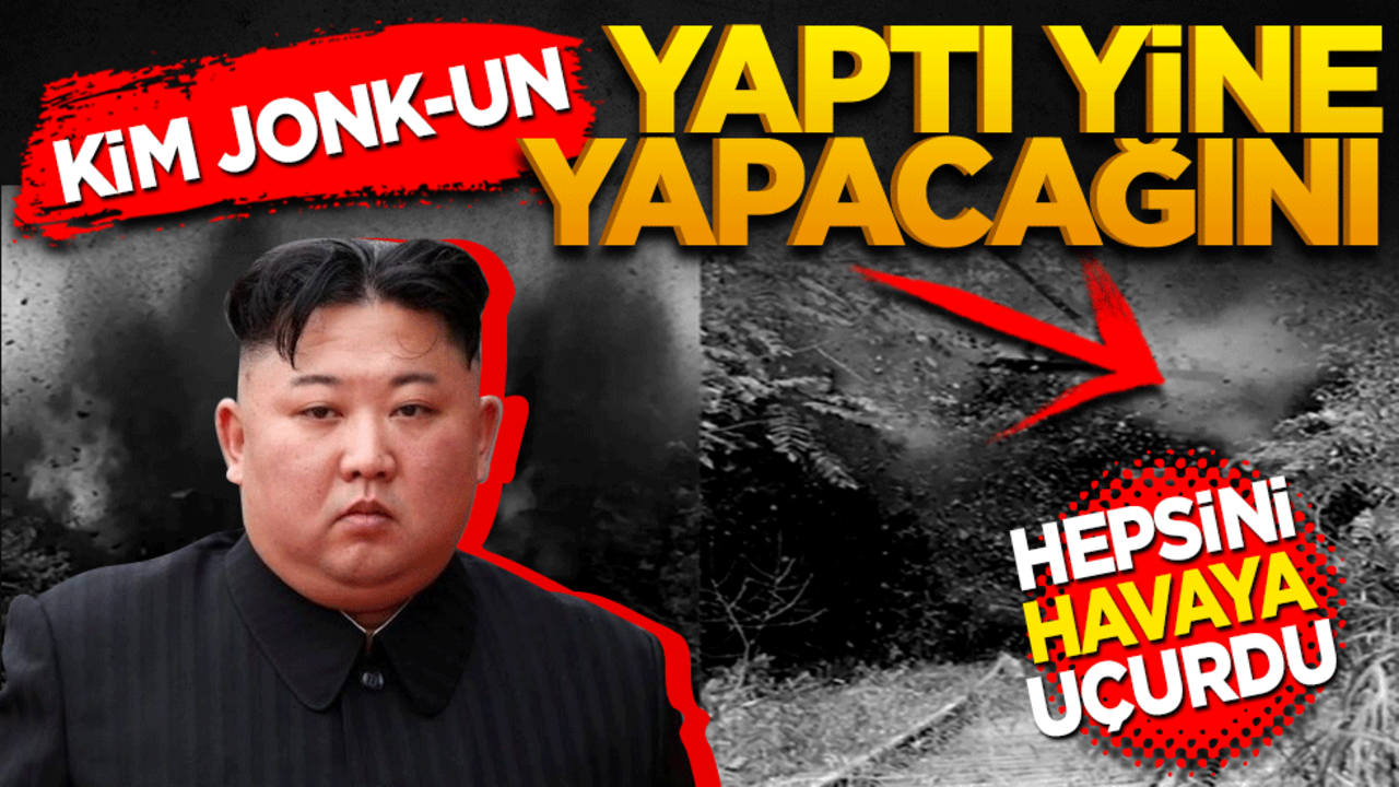 Kim Jong-un yaptı yine yapacağını! Güney Kore ile olan bağlantı yollarını havaya uçurdu