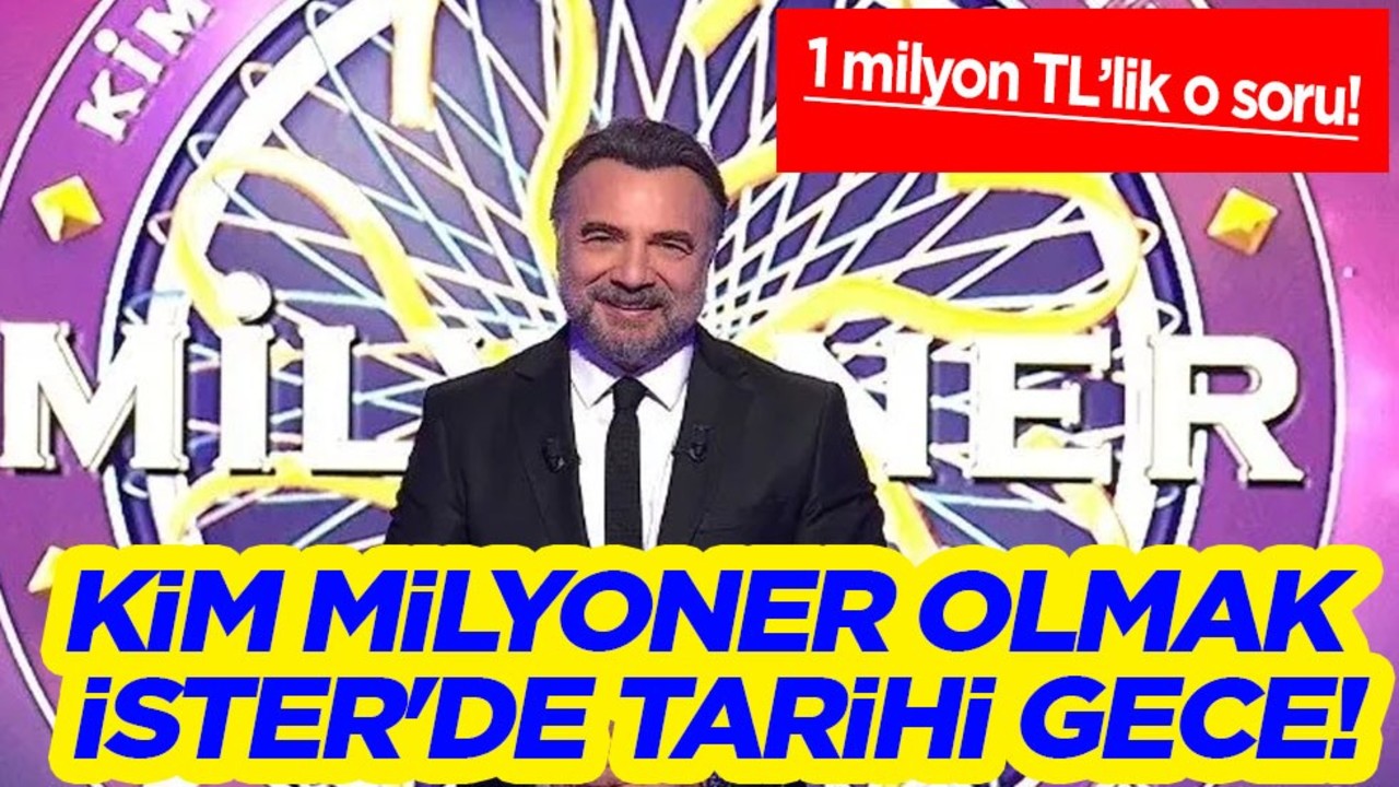 Kim Milyoner Olmak İster'de tarihi gece: Kur'an-ı Kerim'de hangisinin adı geçer? 1 milyon TL’lik soru!