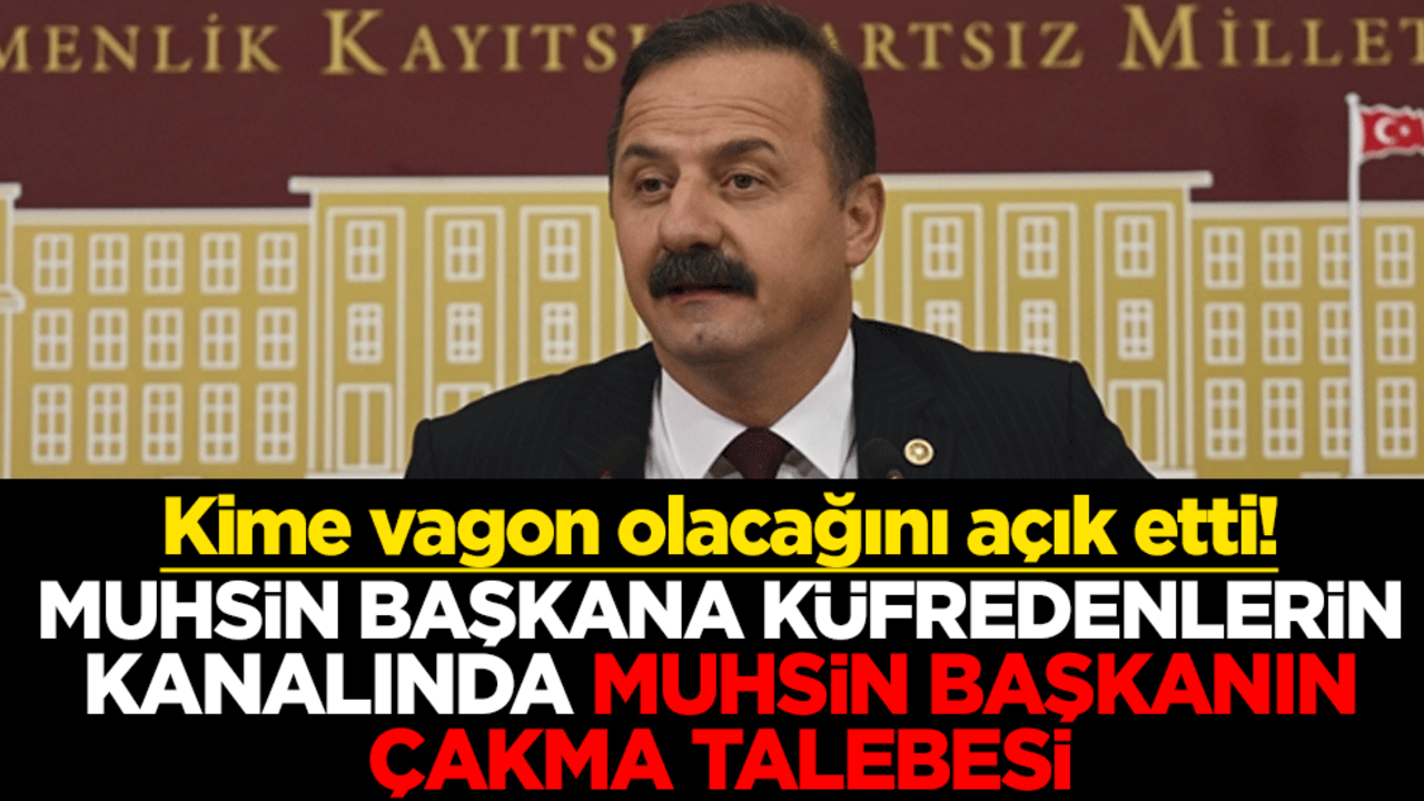Kime vagon olacağını açık etti! Muhsin başkana küfredenlerin kanalında Muhsin başkanın çakma talebesi