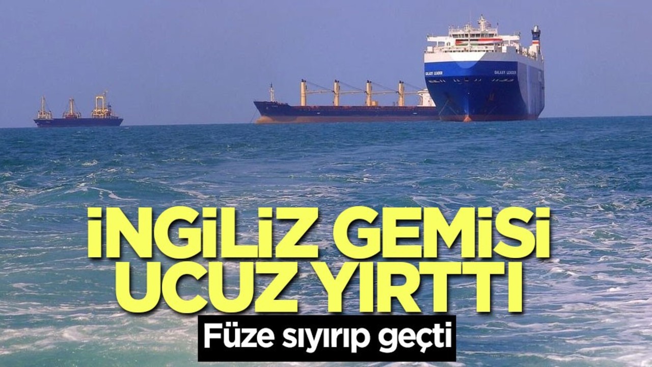 Kızıldeniz’de seyreden bir gemiye füze saldırısı düzenlendi