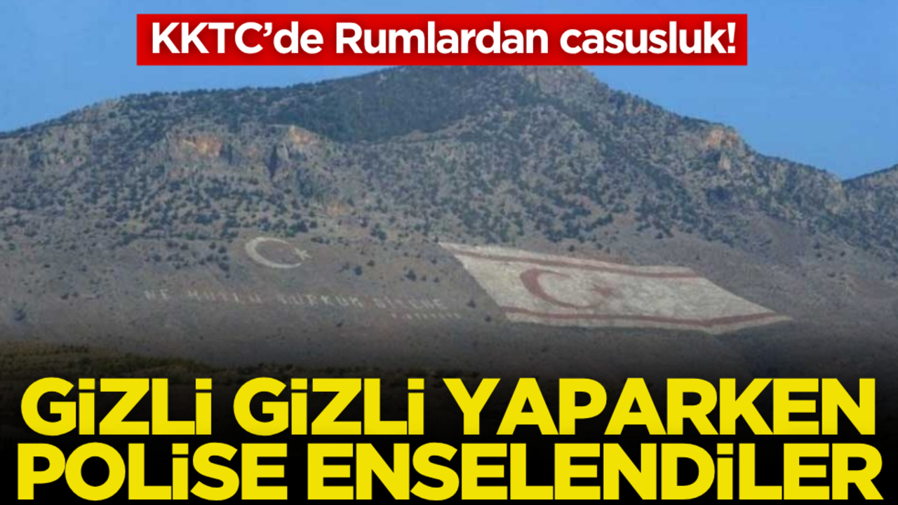 KKTC’de Rumlar’dan casusluk! Gizli gizli yaparken polis tarafından enselendiler