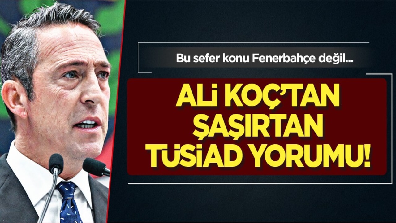 Koç Holding başkanı Ali Koç isyan etti: Biz suçlanıyoruz... Gündemi sallayacak sözler