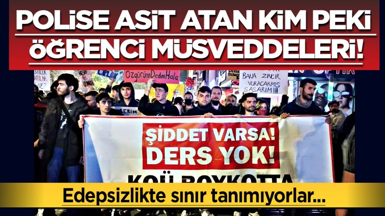 Kocaeli’de öğrenciler boykot kararı aldı: Ekrem İmamoğlu'na destek verdiler! Polise asit atan kim?
