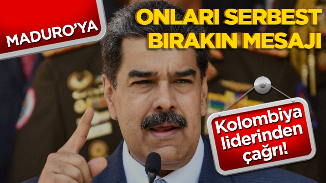 Kolombiya liderinden çağrı! Maduro'ya onları tutukluları serbest bırak mesajı