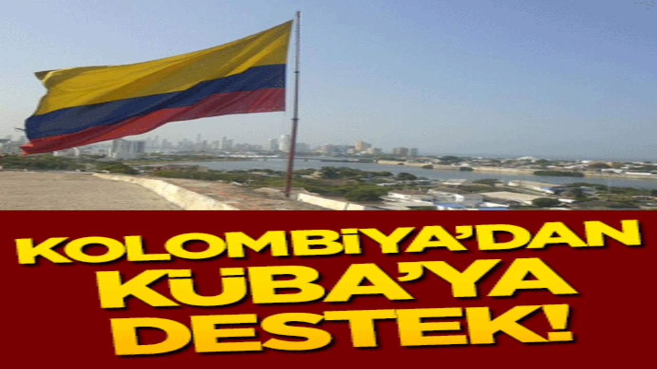 Kolombiya’dan Küba’ya destek! 10 ton insani yardım gönderildi