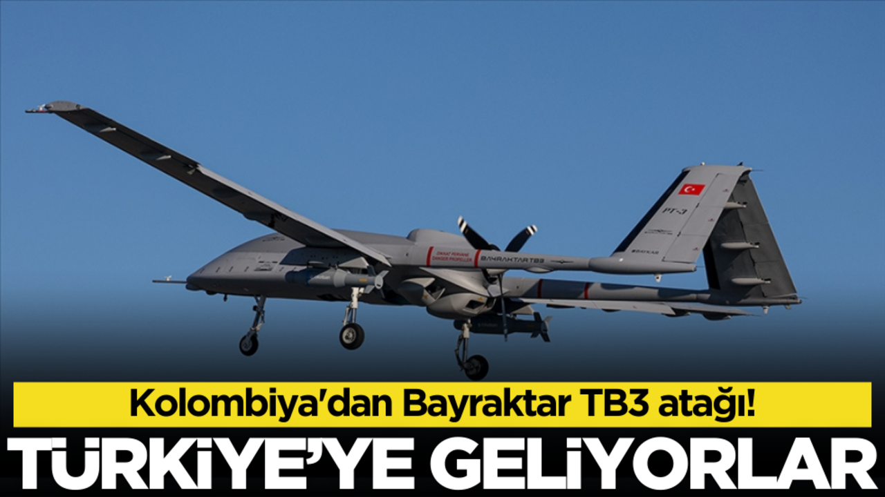 Kolombiya'dan TB3 atağı! Türkiye'ye geliyorlar