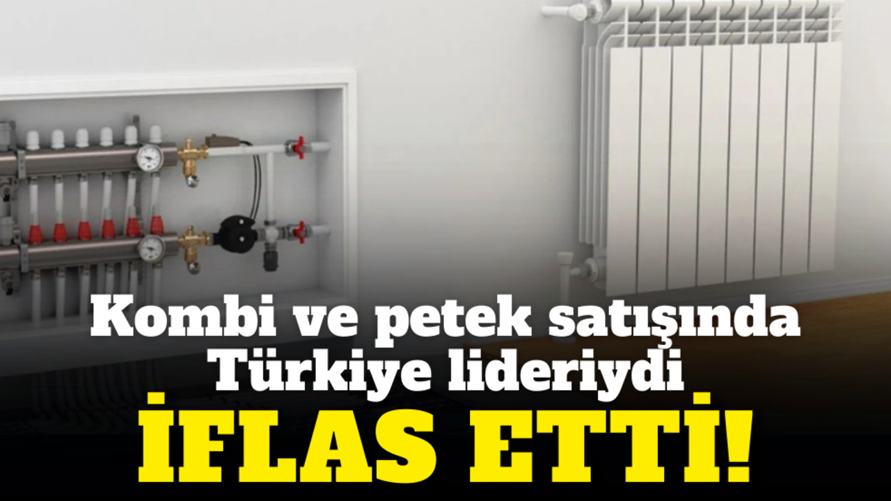 Kombi ve petek satışında Türkiye lideriydi: İflas etti!