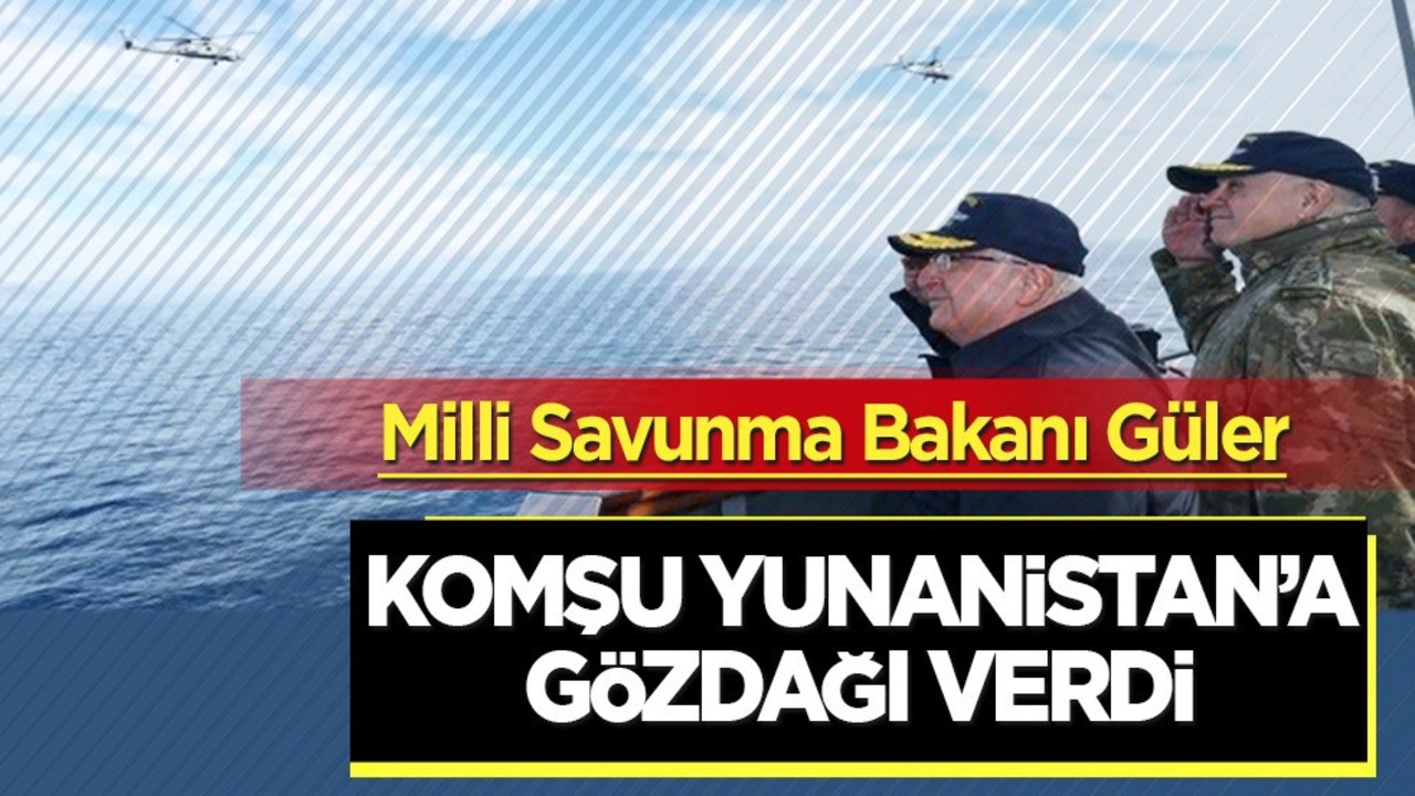 Komşu ülke Yunanistan’a TB-2 SİHA ile gözdağı! Yaşar Güler'den Mavi Vatan şartı!