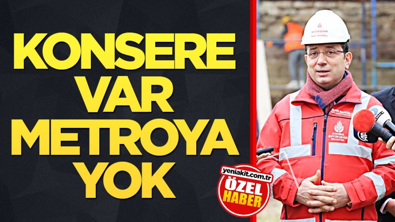 Konsere var metroya yok