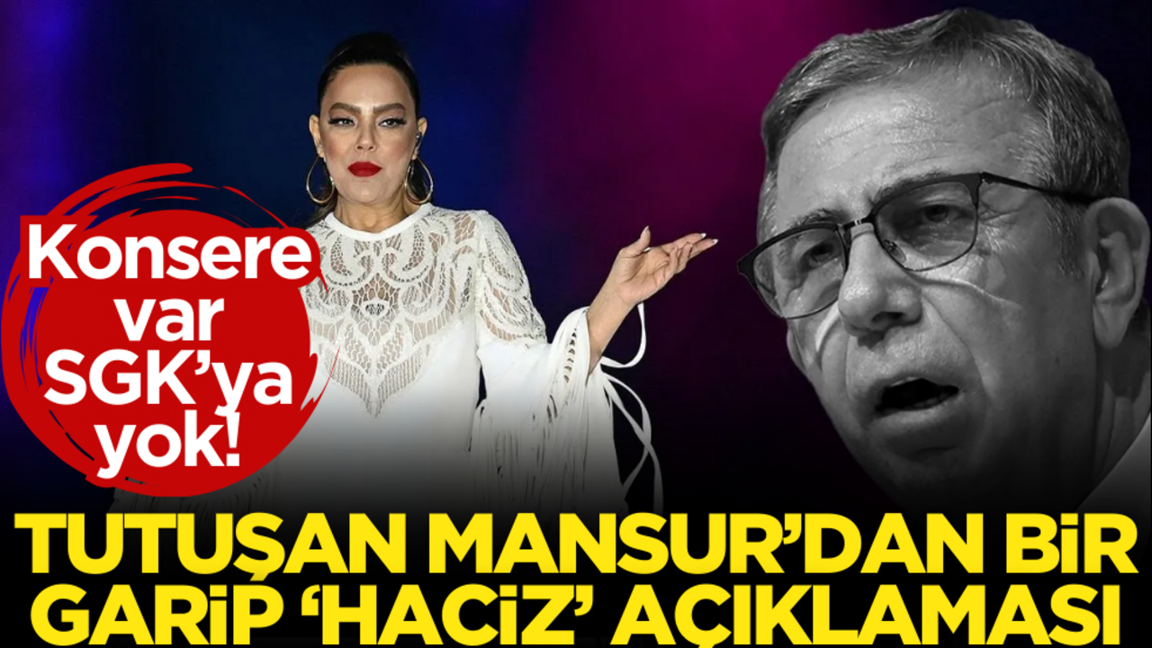 Konsere var, SGK’ya yok! Tutuşan Mansur’dan bir garip ‘haciz’ açıklaması