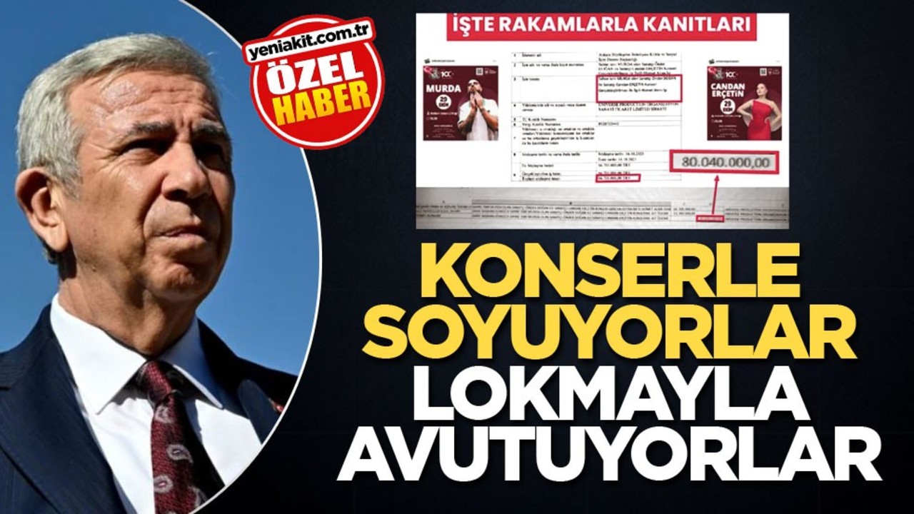 Konserle soyuyorlar lokmayla avutuyorlar
