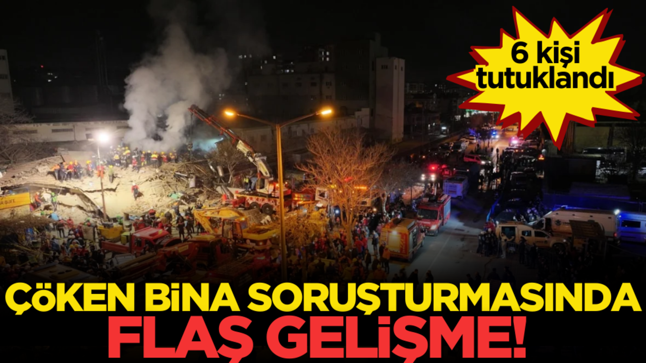 Konya’da çöken binaya ilişkin soruşturmada flaş gelişme! 6 kişi tutuklandı