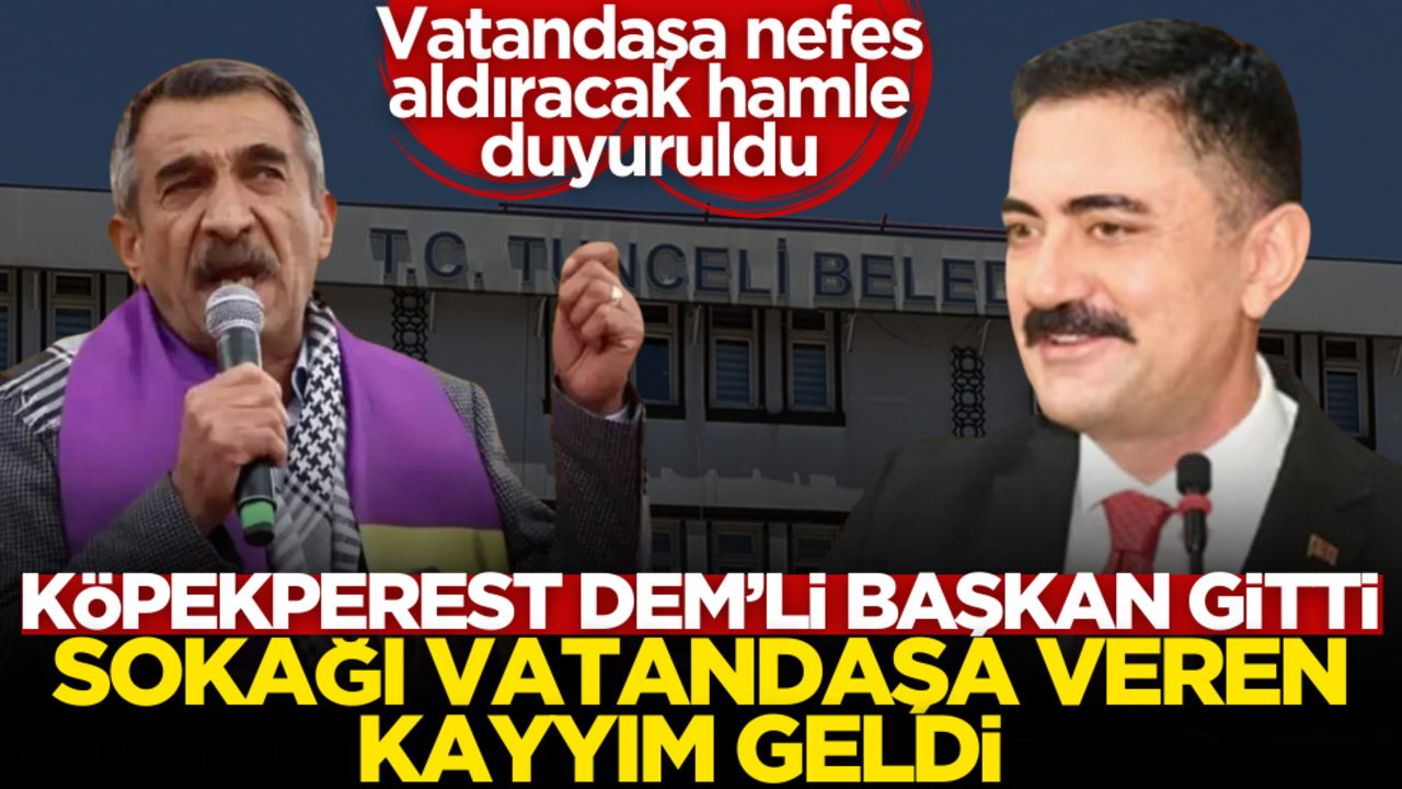 Köpekperest DEM’li gitti, sokağı vatandaşa veren Kayyım geldi! Vatandaşa nefes aldıracak hamle duyuruldu