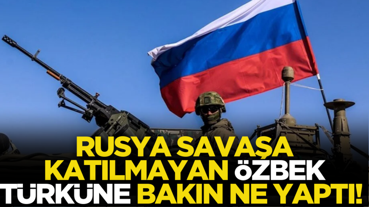 Kore askerleri yetmedi! Rusya savaşa katılmayan Özbek Türküne bakın ne yaptı