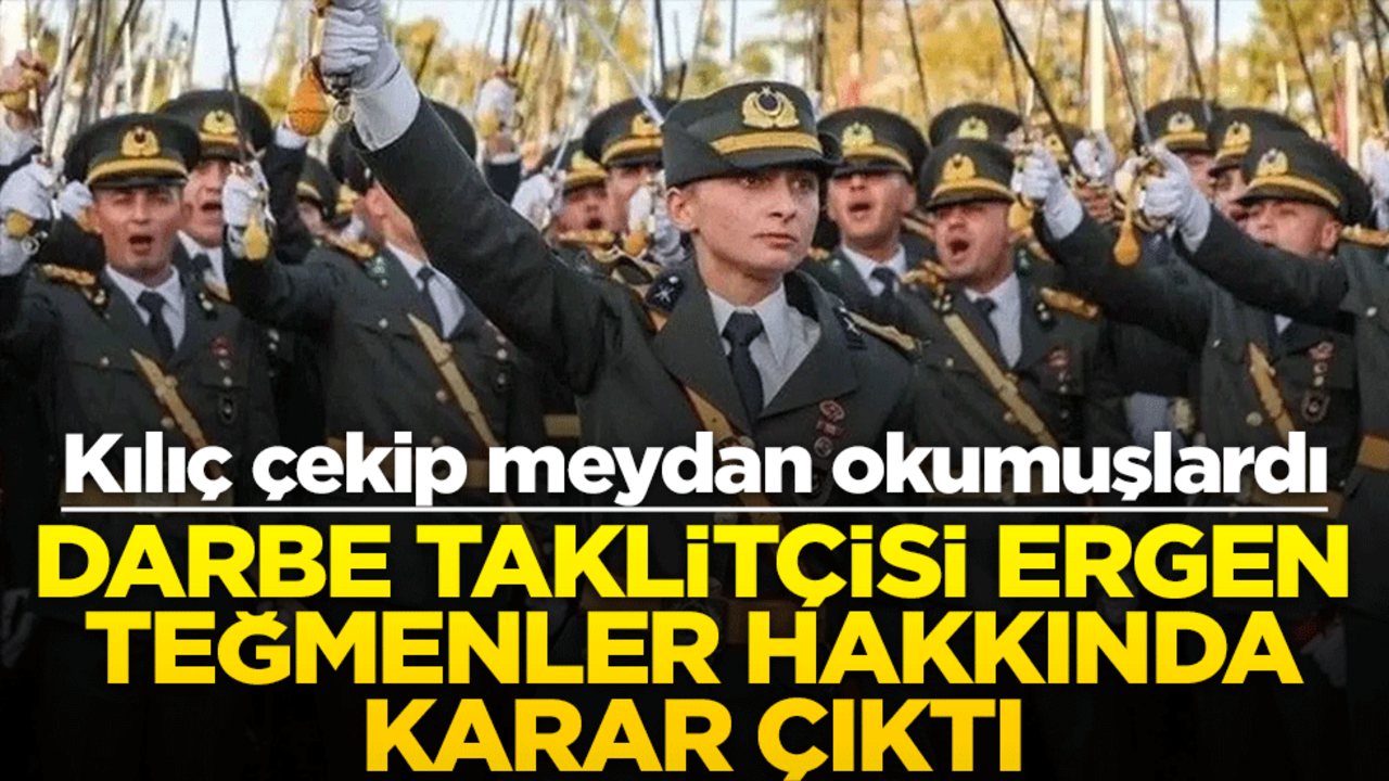 Korsan yemin okuyan teğmenler hakkında karar