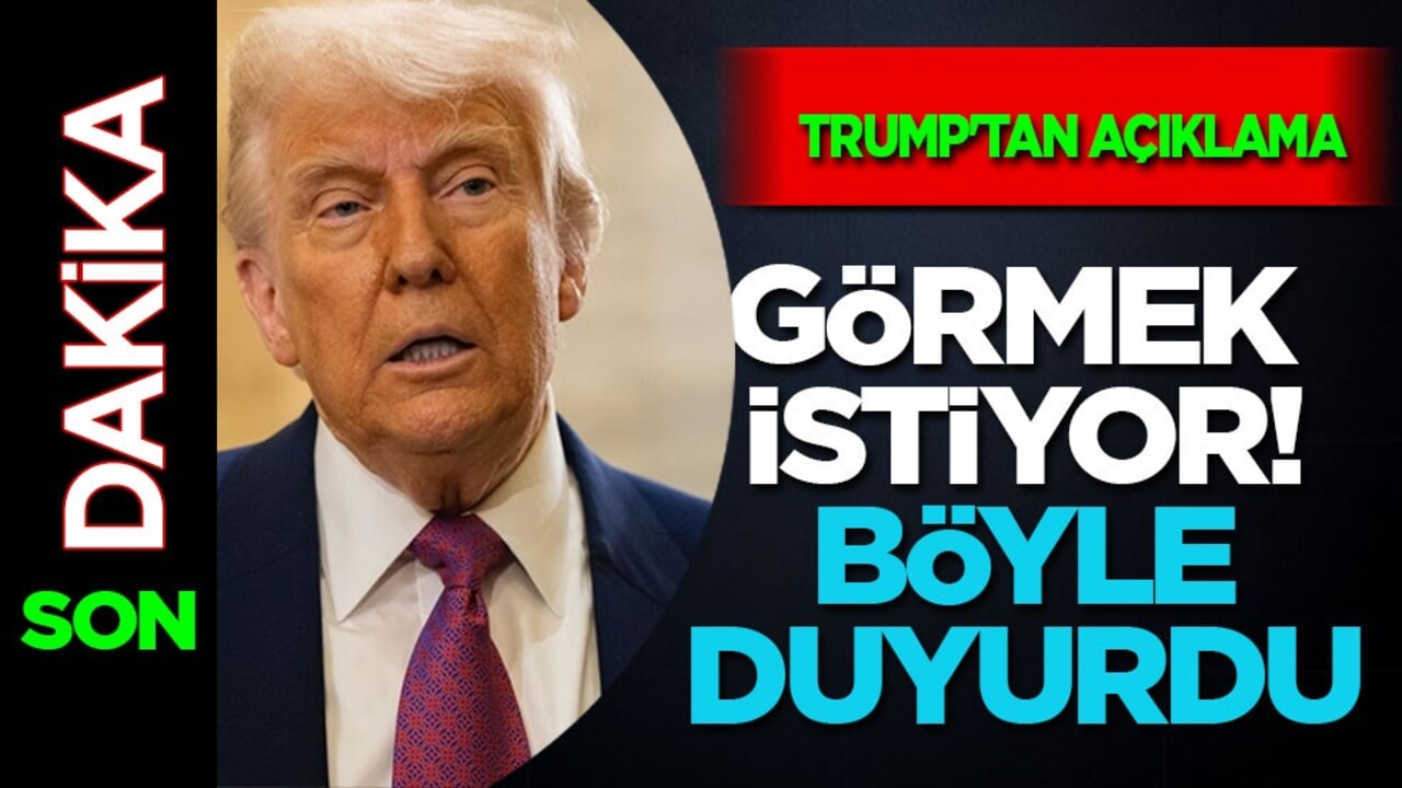 Kritik görüşme öncesi Trump'tan açıklama! Son dakika: 'Bugün ateşkes görmek istiyorum!'