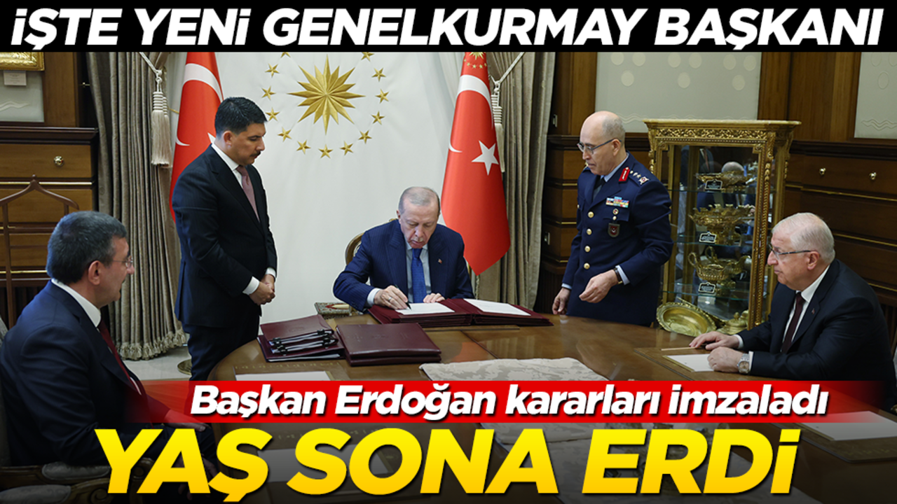 Kritik YAŞ toplantısı sona erdi: Yeni Genelkurmay Başkanı belli oldu