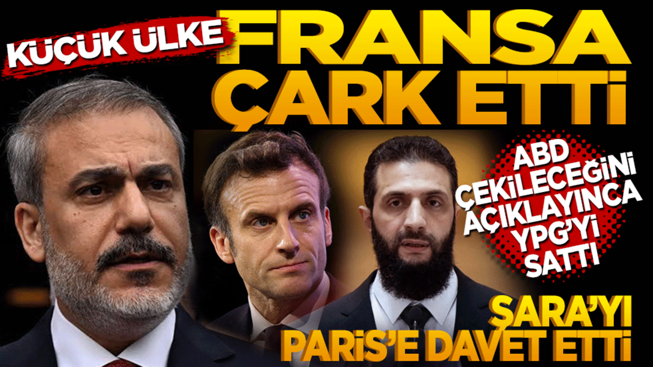 Küçük ülke Fransa çark etti