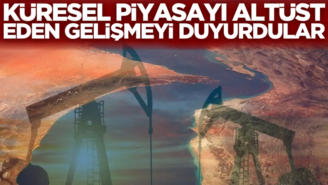 Küresel piyasayı altüst eden gelişmeyi duyurdular!