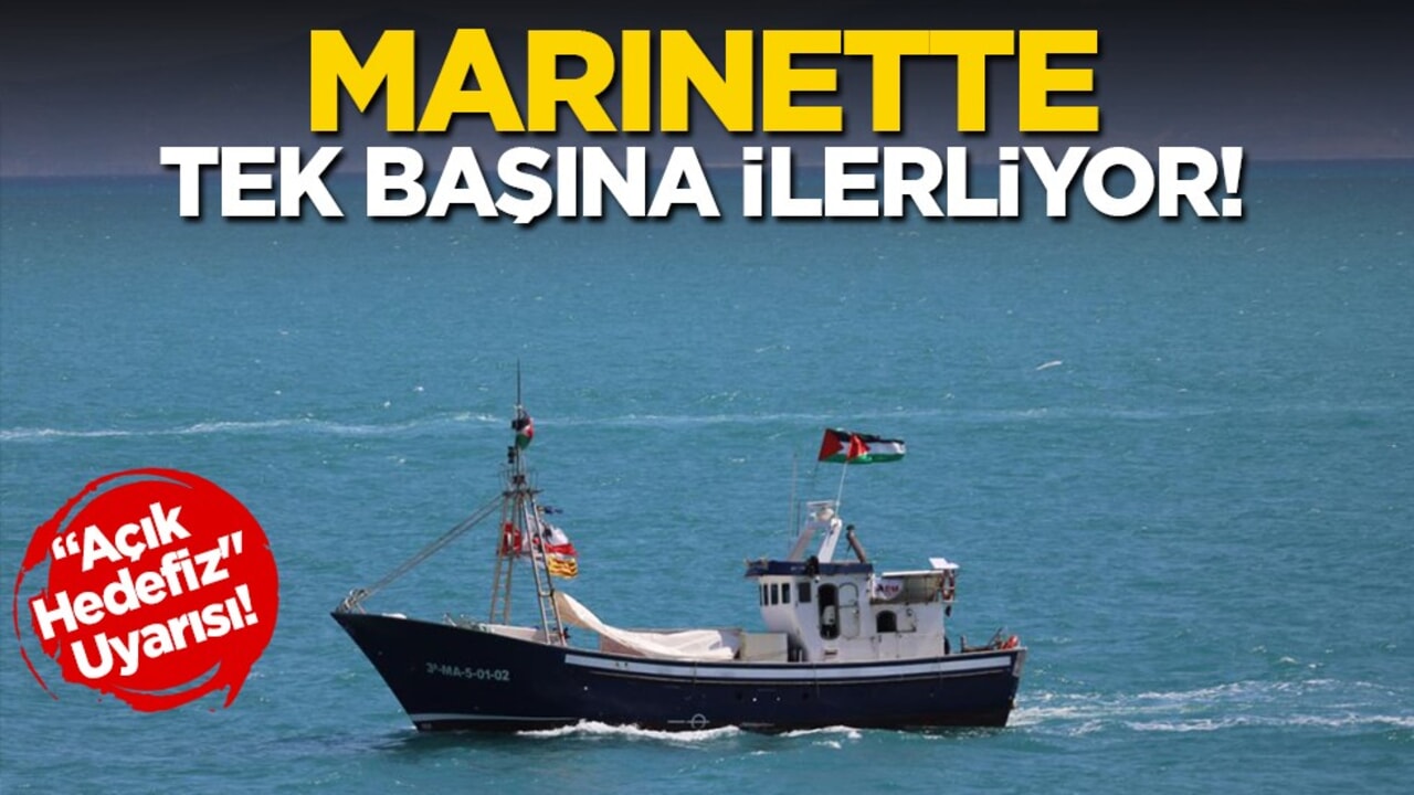 Küresel Sumud Filosu'ndaki "Marinette" Gemisi Tek Başına Yola Devam Ediyor