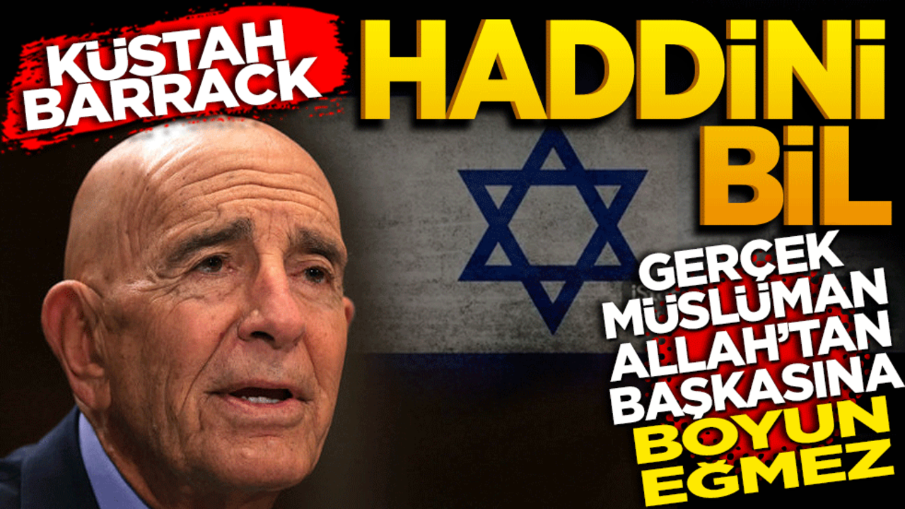 Küstah Barrack haddini bil! Gerçek Müslüman Allah’tan başkasına boyun eğmez