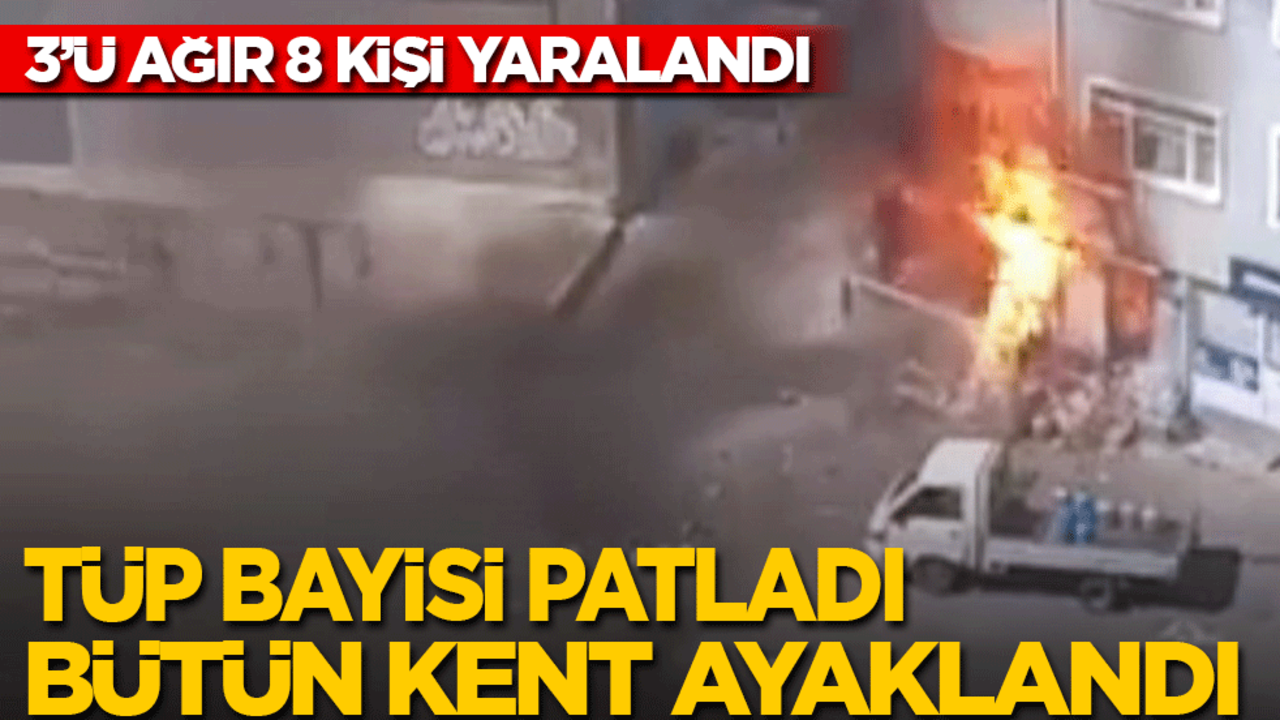 Kütahya'da tüp bayisi patladı, bütün kent ayaklandı: 3’ü ağır 8 kişi yaralandı