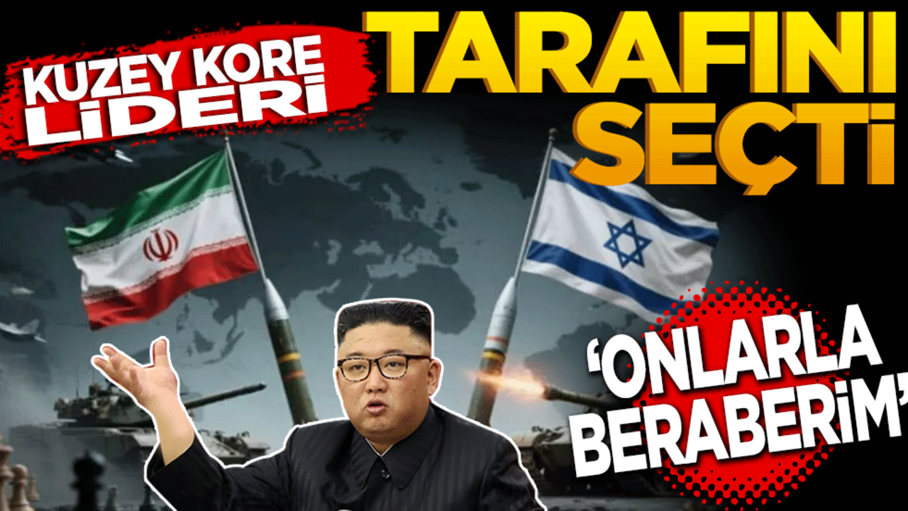 Kuzey Kore lideri Kim Jong tarafını seçti: ‘Onlarla beraberim’