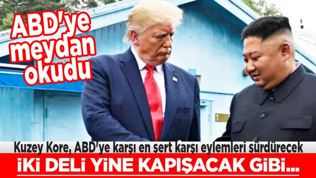 Kuzey Kore'den ABD'ye silah resti: ABD'ye meydan okudu: Silahlar onları kurtarmayacak