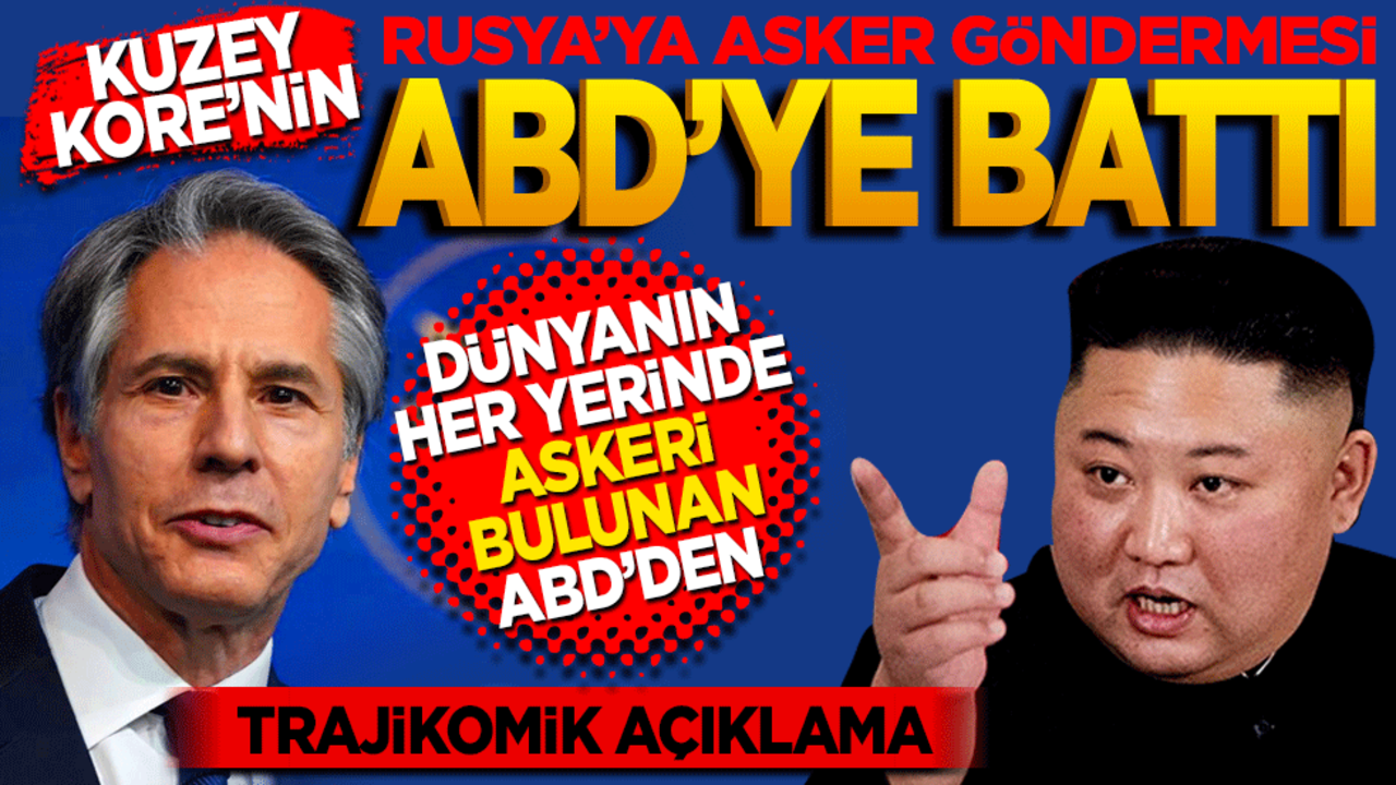 Kuzey Kore’nin Rusya’ya asker göndermesi ABD’ye battı! Dünyanın her yerinde askeri bulunan ABD’nin trajikomik açıklaması
