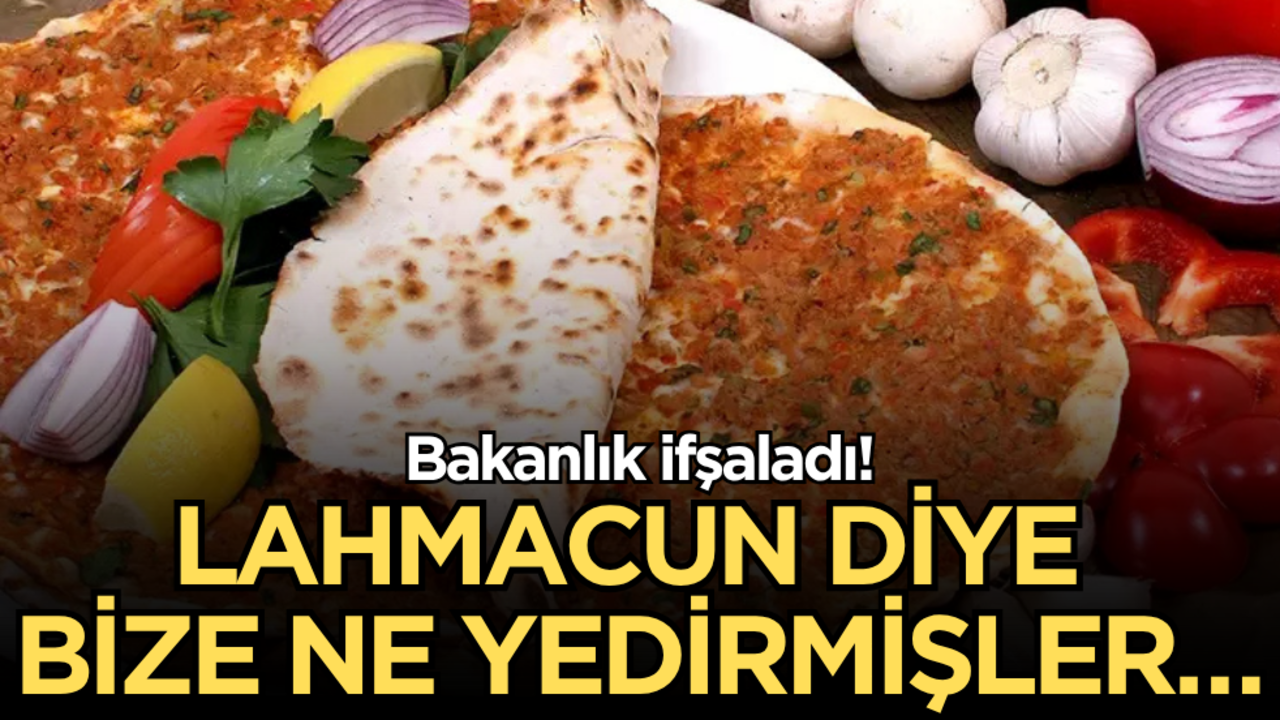 Lahmacun diye bize ne yedirmişler… Bakanlık ifşaladı!