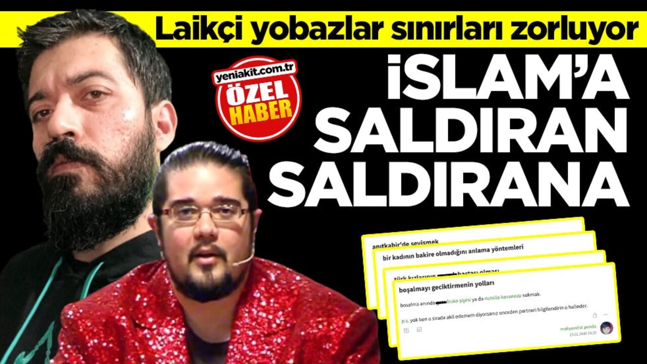 Laikçi yobazlar sınırları zorluyor! İslam’a saldıran saldırana