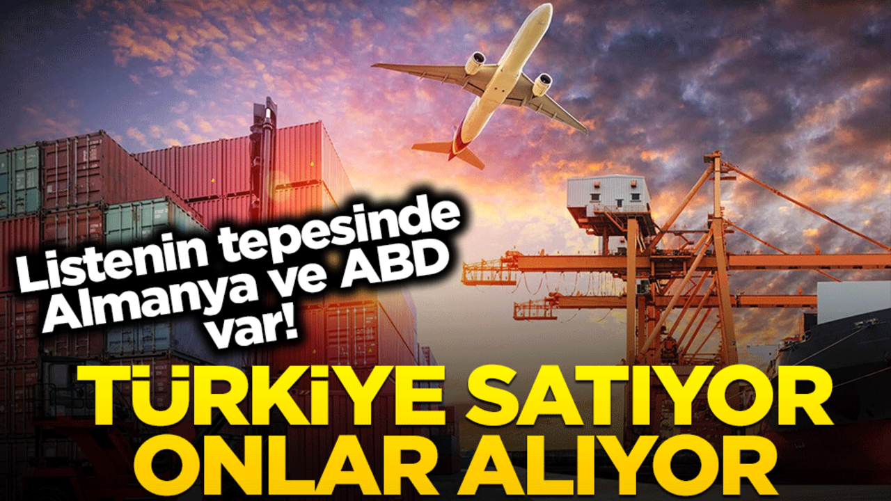 Listenin tepesinde Almanya ve ABD var! Türkiye satıyor onlar alıyor
