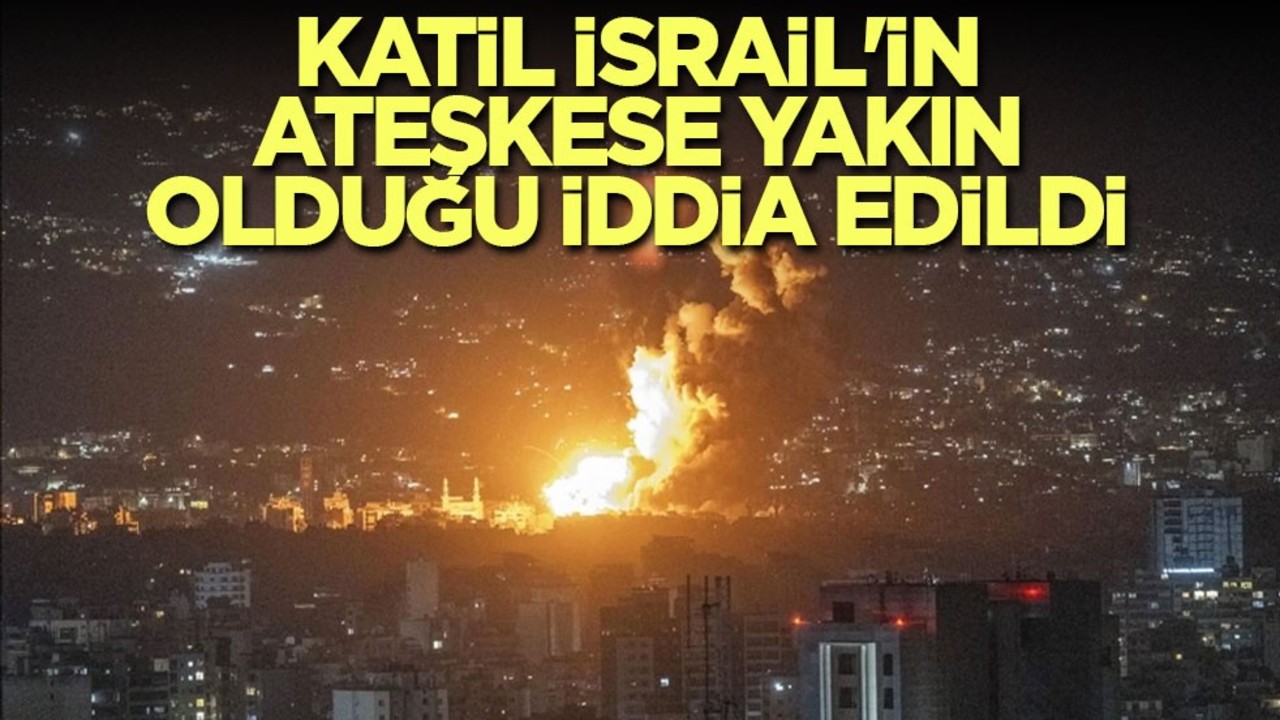 Lübnan'da katil İsrail'in ateşkese yakın olduğu iddia edildi