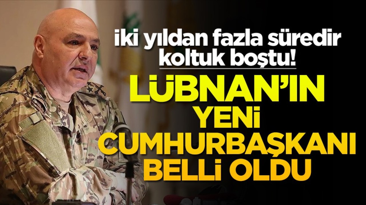 Lübnan'da yeni Cumhurbaşkanı belli oldu