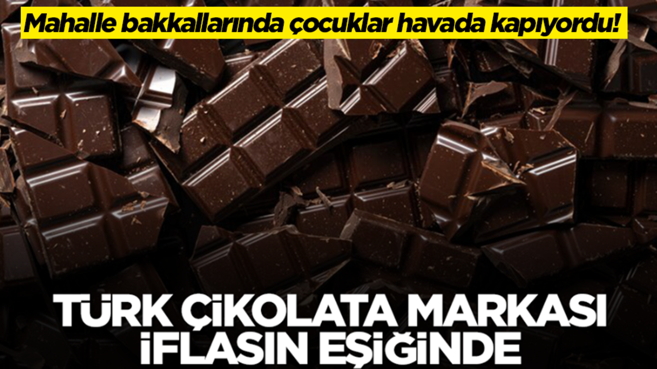 Mahalle bakkallarında çocuklar havada kapıyordu! Çikolata markası iflasın eşiğinde