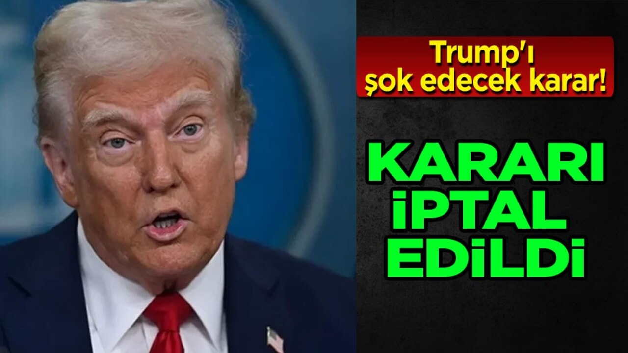 Mahkeme Başkanı’ndan Trump'ı şok edecek karar! İptali: Bu dava hukuk engeline takıldı!