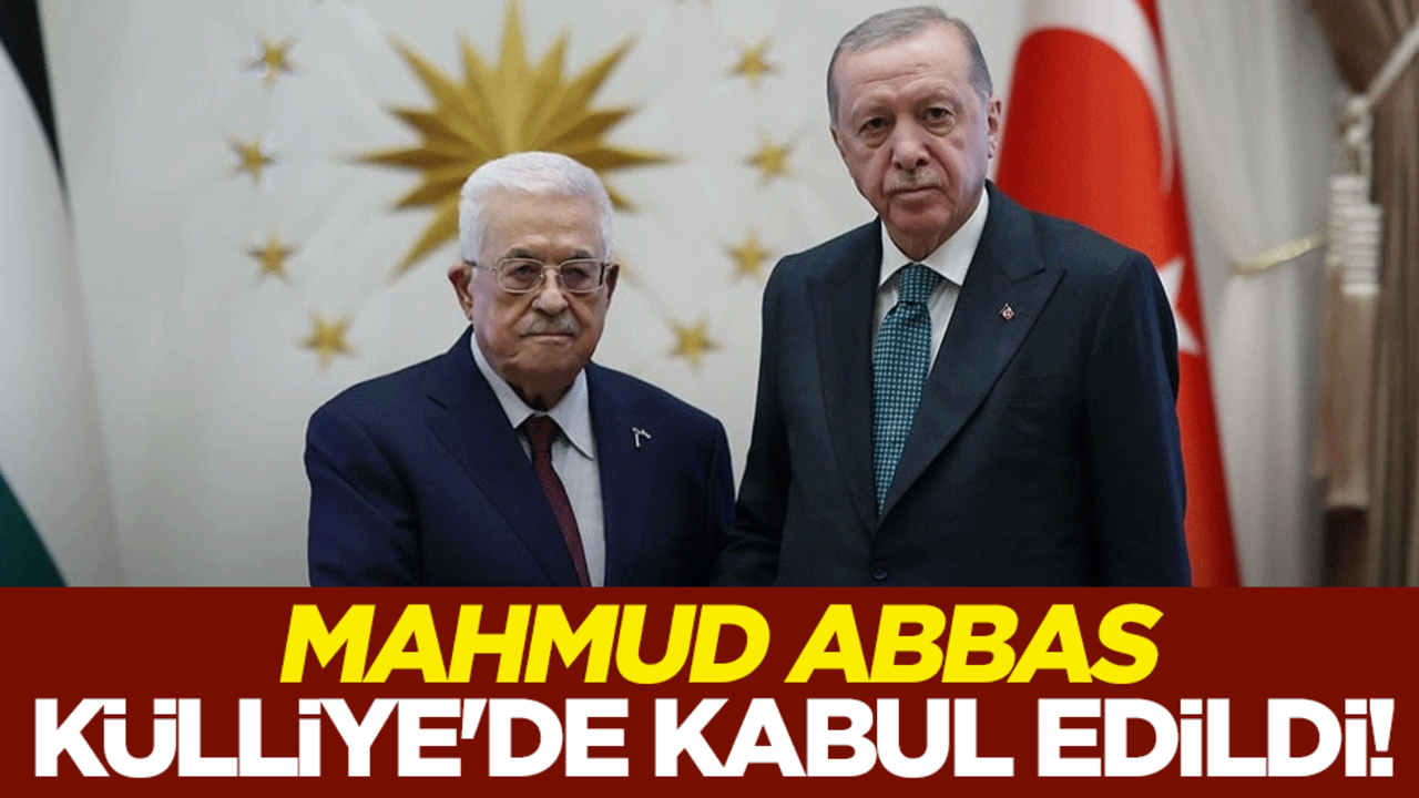 Mahmud Abbas Külliye'de! İslam dünyasına çağrı
