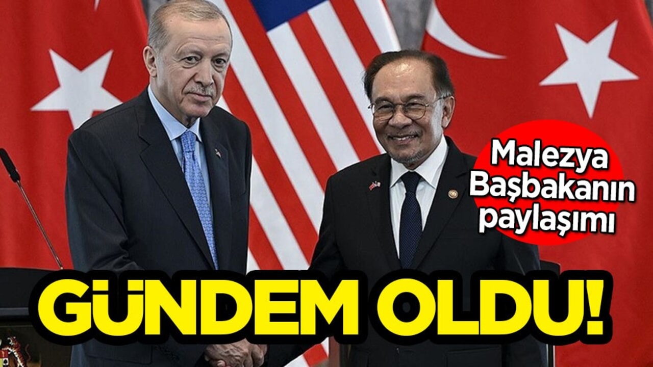 Malezya Başbakanı'nın paylaştığı kare sosyal medyada gündem oldu! Ses getirdi
