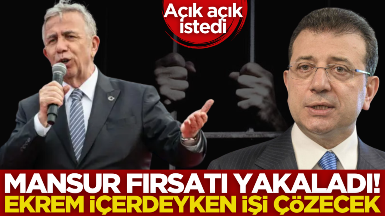 Mansur Yavaş büyük fırsatı yakaladı! Ekrem İmamoğlu içerdeyken işi çözecek: Açık açık istedi