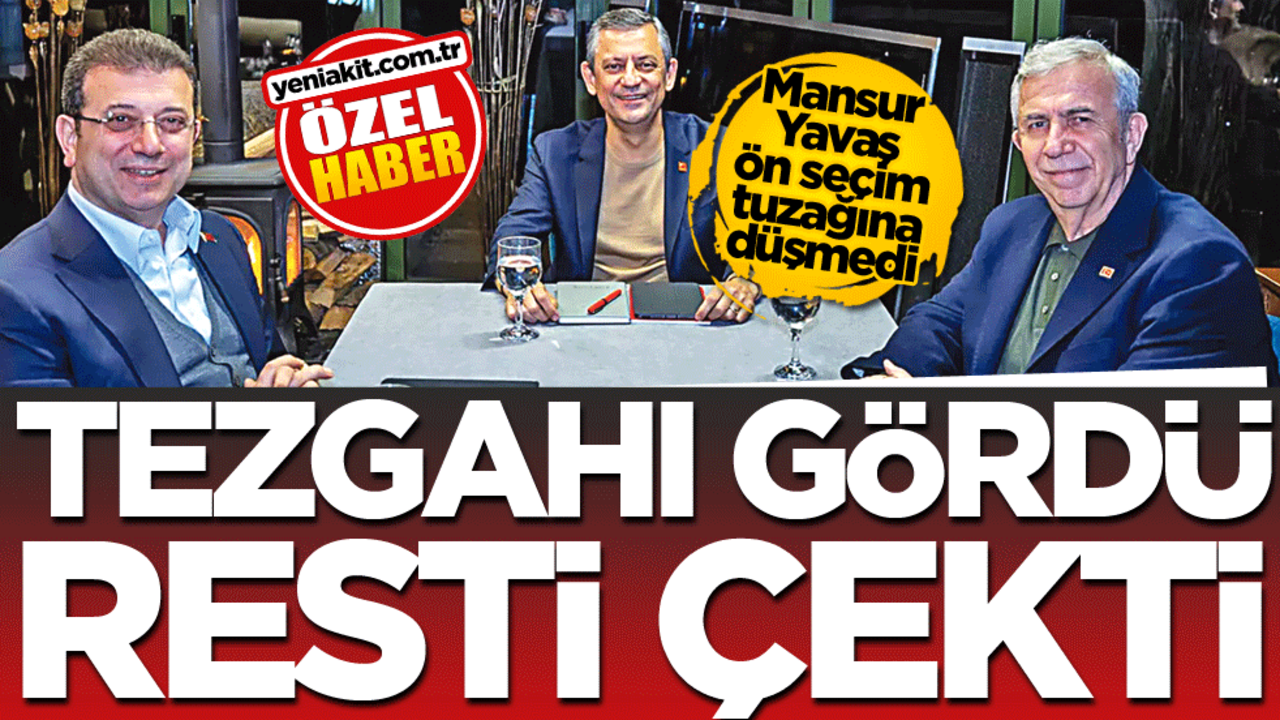 Mansur Yavaş ön seçim tuzağına düşmedi! Tezgahı gördü resti çekti