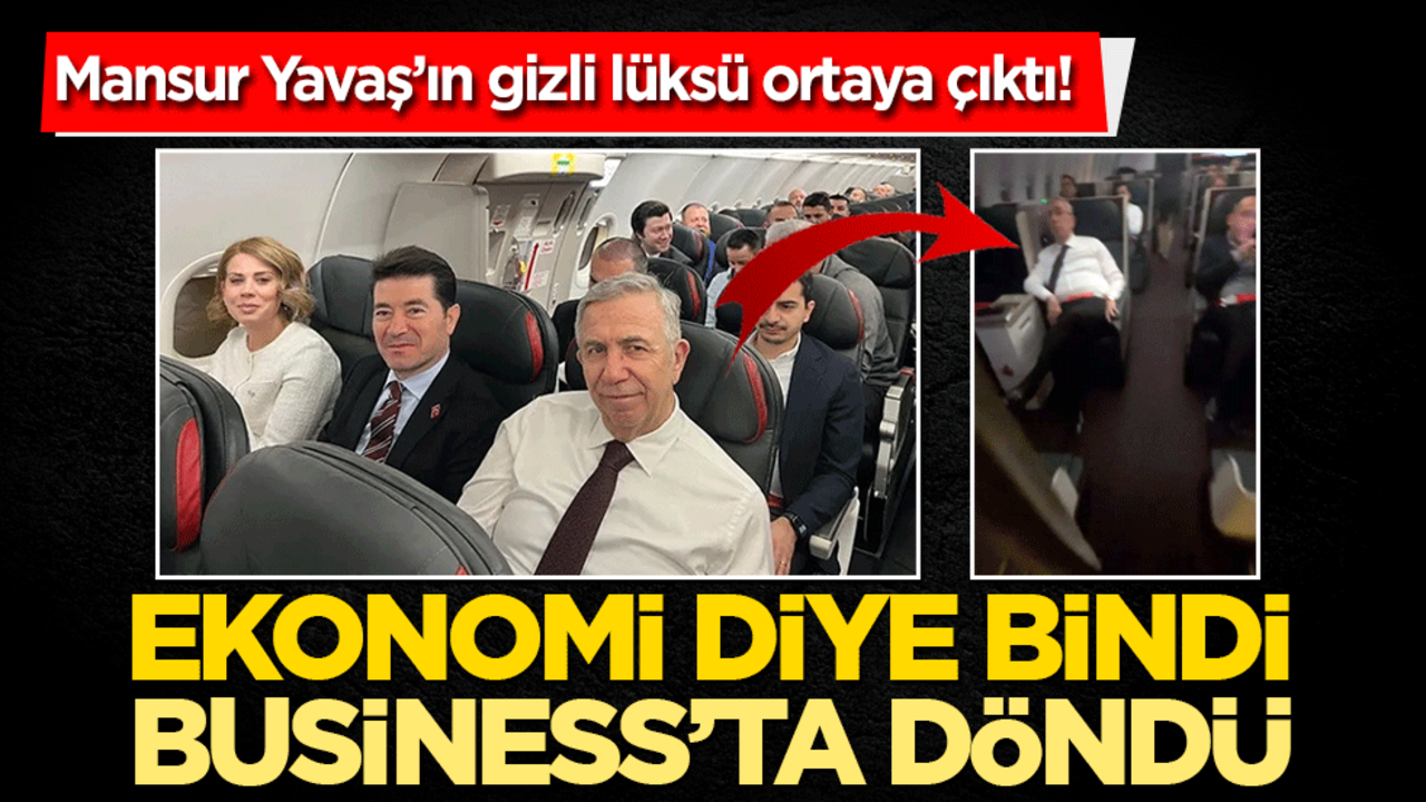 Mansur Yavaş’ın gizli lüksü ortaya çıktı! Ekonomi diye bindi, business’ta döndü!