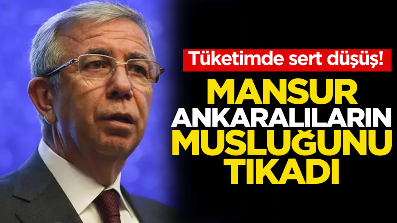 Mansur’un astronomik zammı sonrası Ankara'da su tüketiminde sert düşüş!