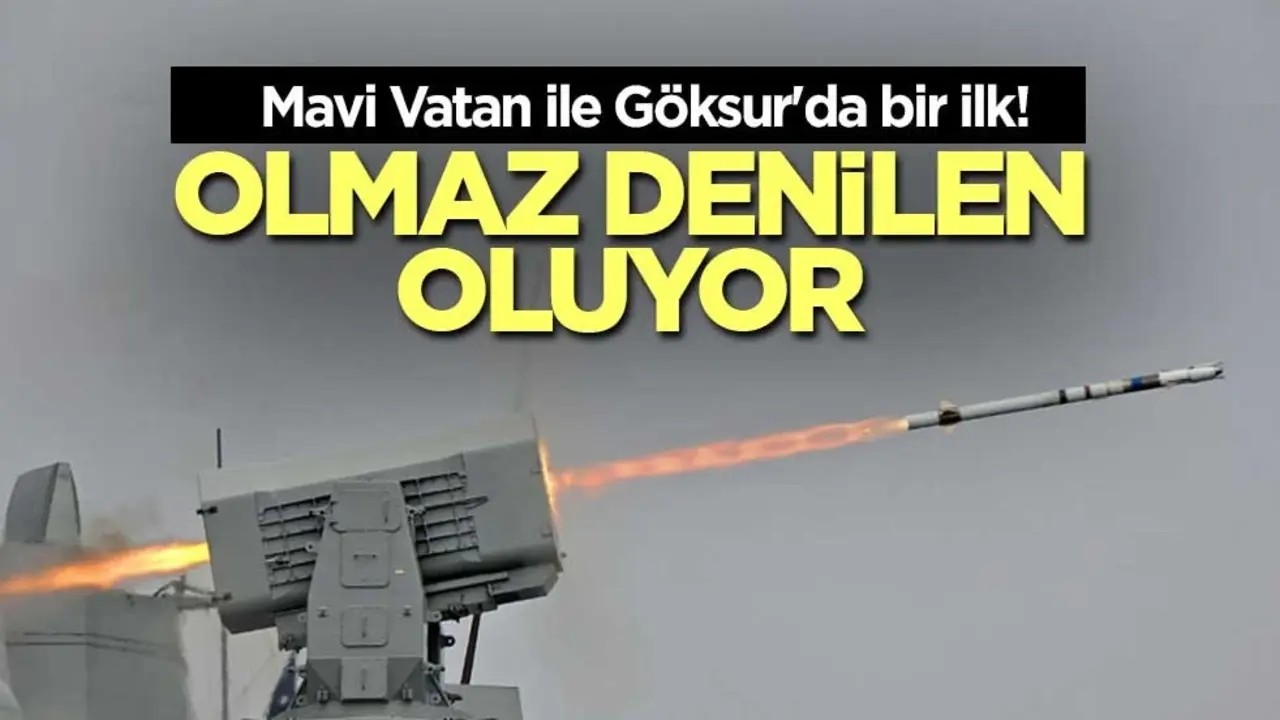 Mavi Vatan ile Göksur'da bir ilk! Yerli füze hedefi tam isabet vurdu
