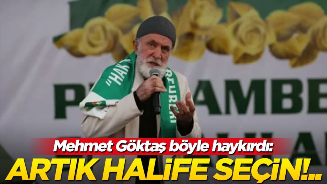 Mehmet Göktaş hoca Kutlu Doğum etkinliğinde böyle haykırdı: Artık halife seçin!..
