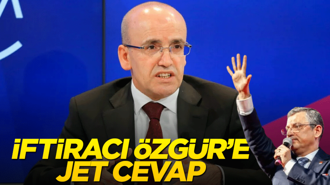 Mehmet Şimşek cephesinden Özgür Özel'in yalanına jet cevap